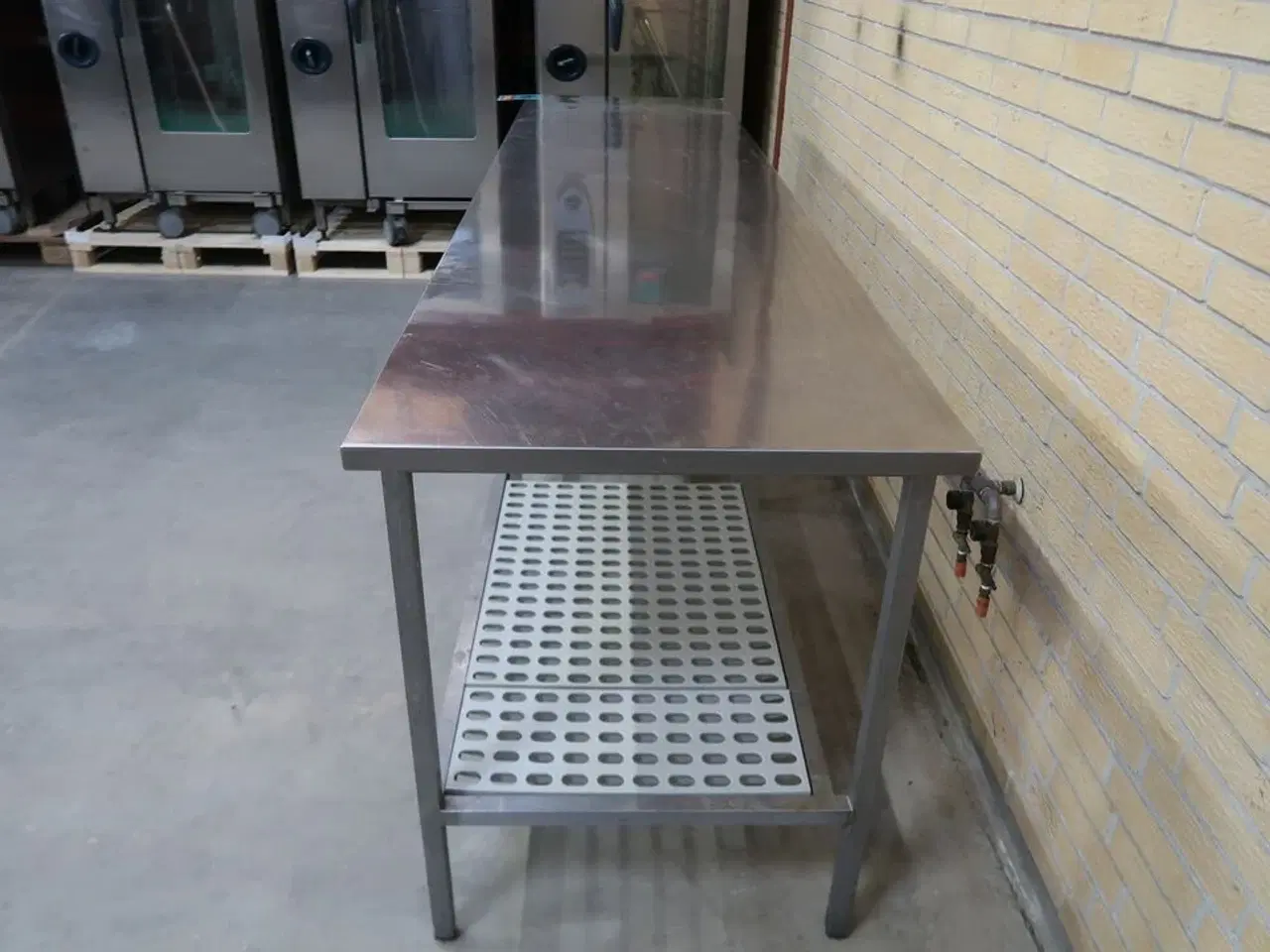 Billede 3 - Rustfri stålbord med underhylde
