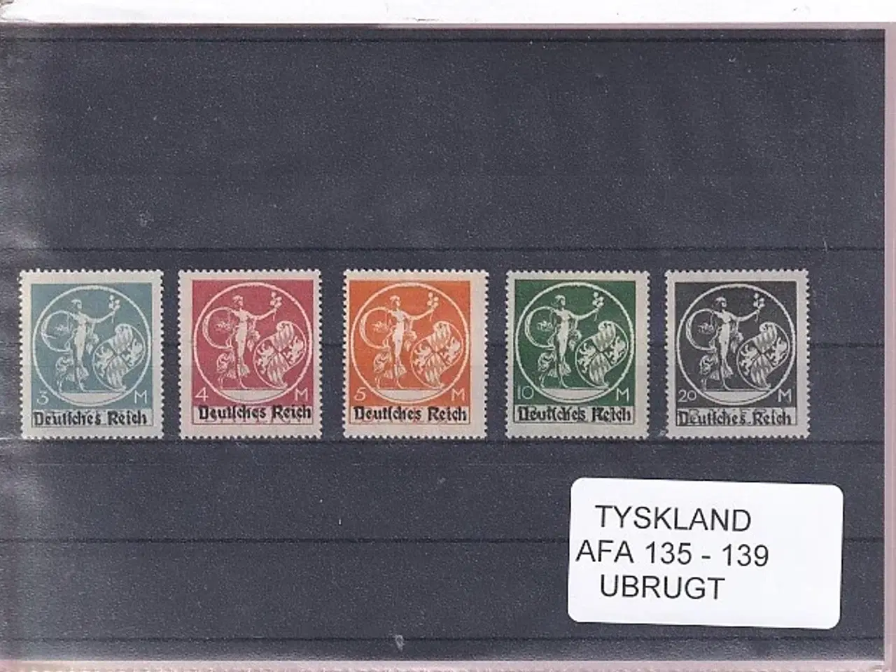 Billede 1 - Tyskland - AFA 135 - 139 - Ubrugt