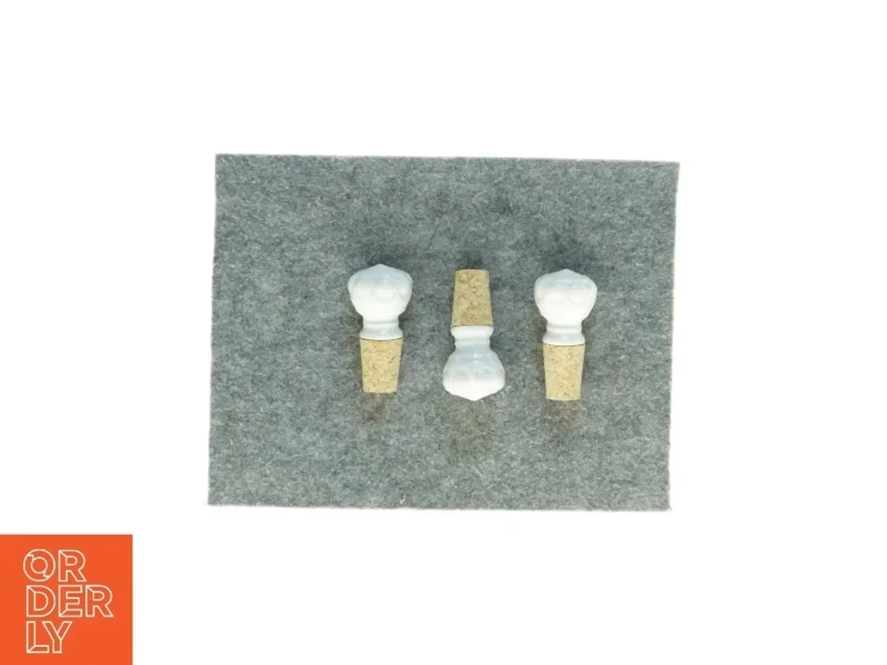 Billede 1 - Porcelæns korkpropper (str. 6 cm)