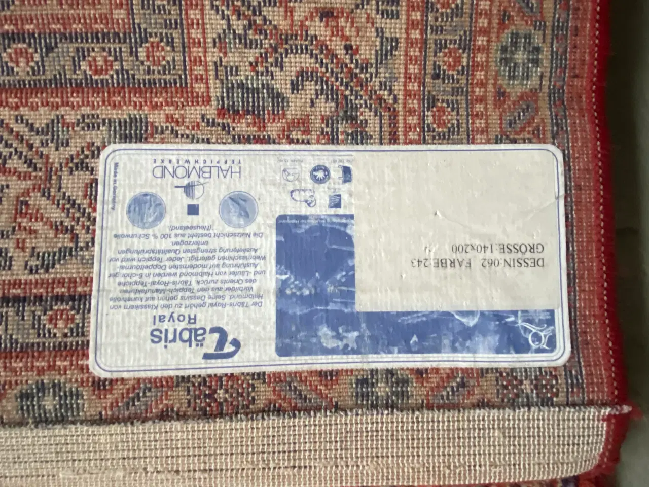 Billede 2 - Tæppe Uld kvalitet