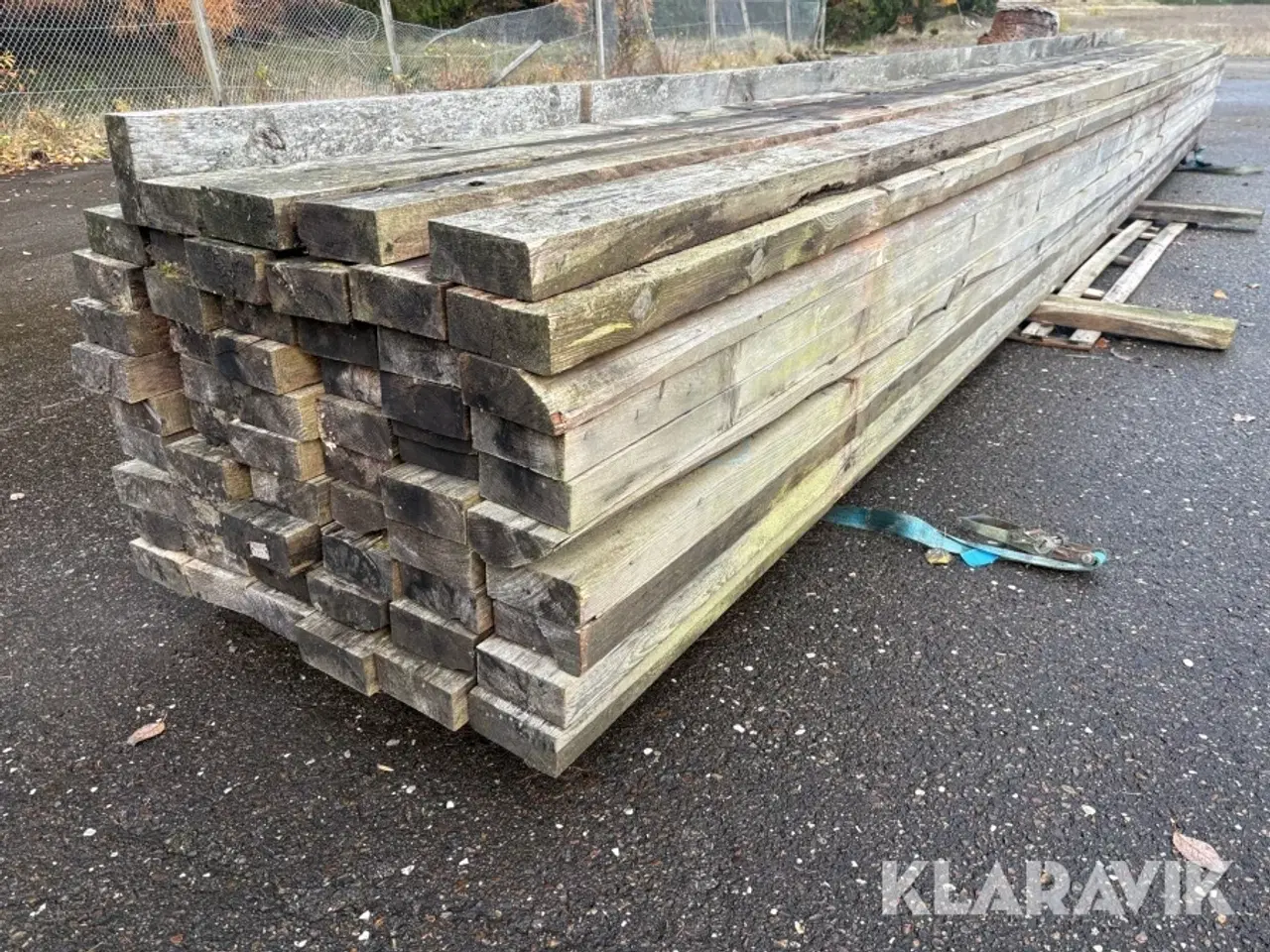Billede 2 - Træ bjælker 2 paller