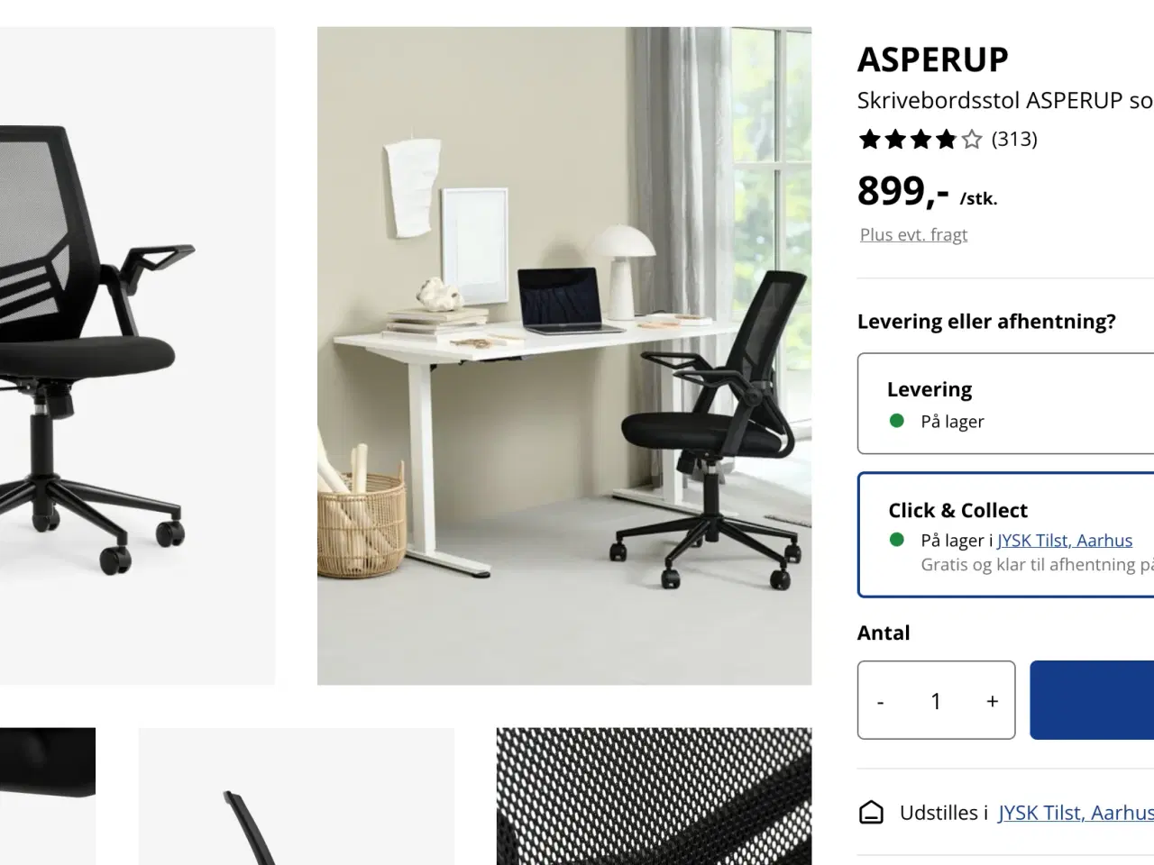 Billede 4 - Kontorstol sælges