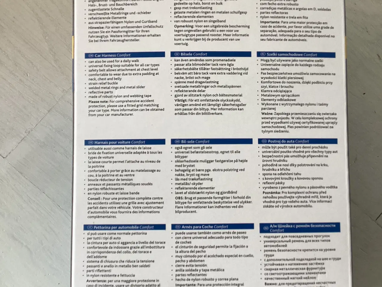 Billede 4 - Auto/bil sele tilbud str L