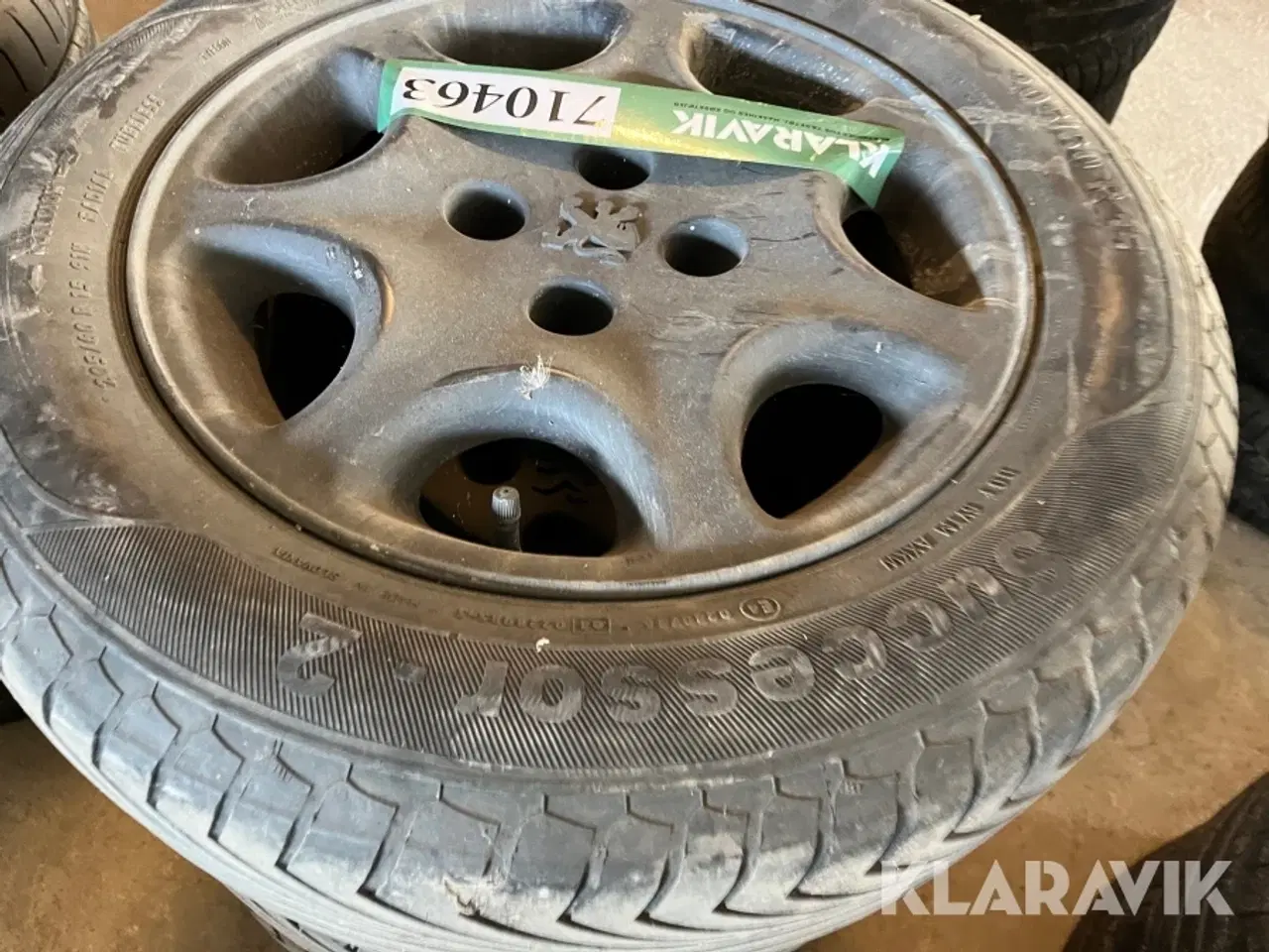 Billede 3 - Dæk Succesor Peugeot med fælge 4 styk
