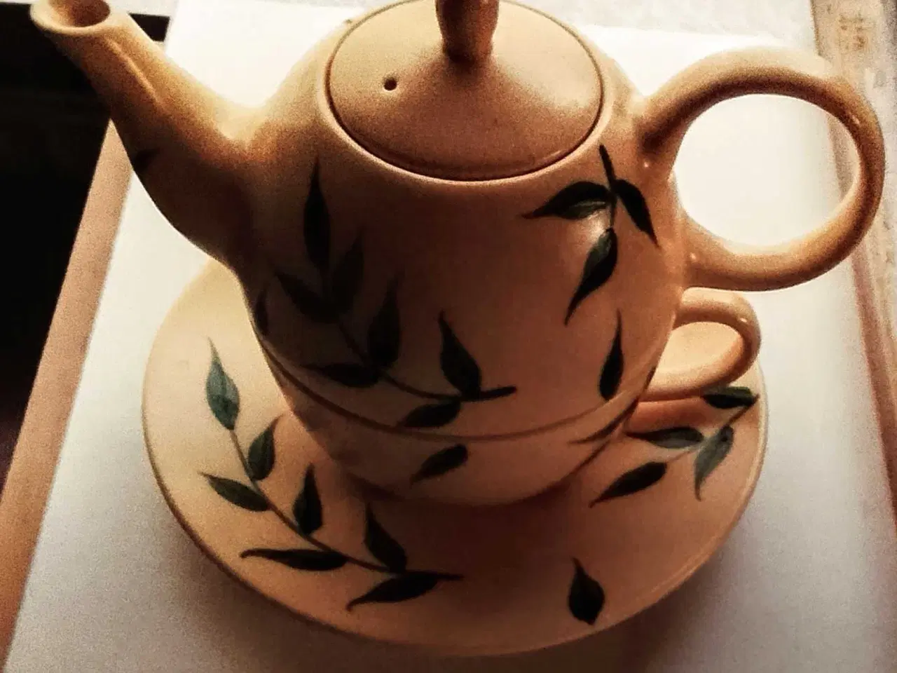 Billede 2 - Tekande og tekop i ét