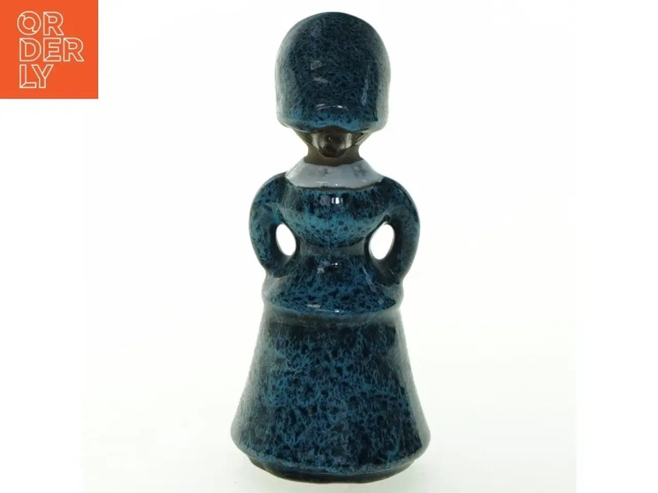 Billede 2 - Keramikfigur af en kvinde (str. 15 cm)