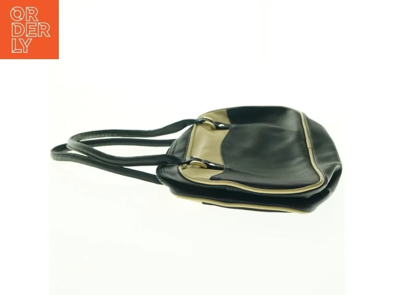Billede 2 - To-farvet håndtaske (str. 34 x 18 cm)