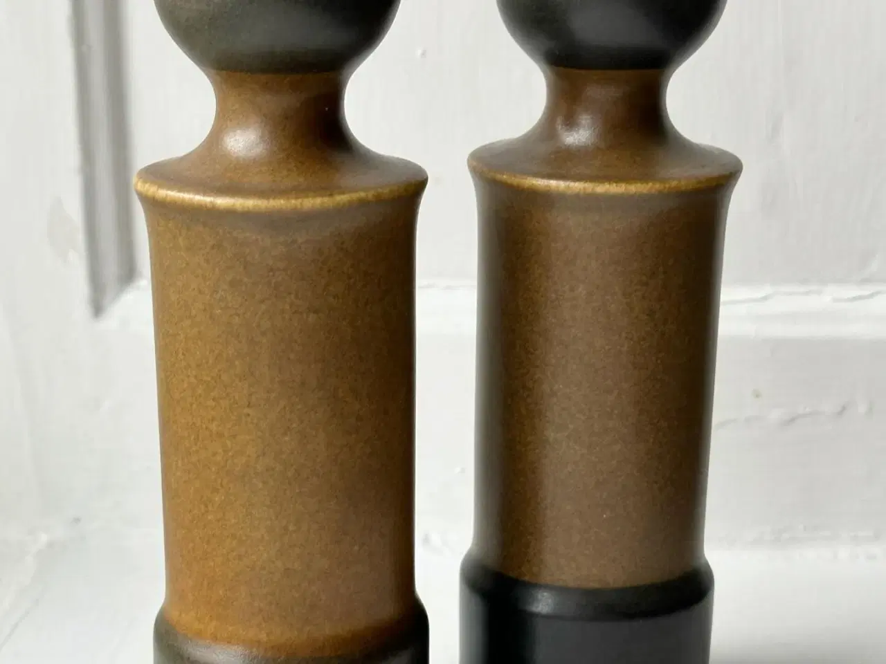 Billede 2 - Salt og peber-sæt, keramik, cylinder