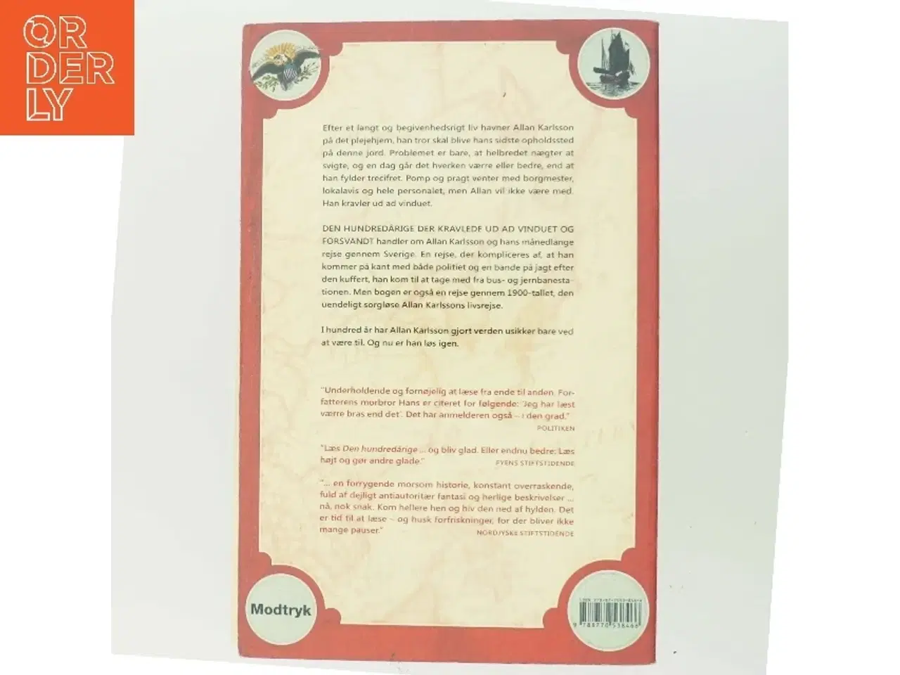 Billede 3 - Den hundredårige der kravlede ud af vinduet og forsvandt af Jonas Jonasson (Bog)