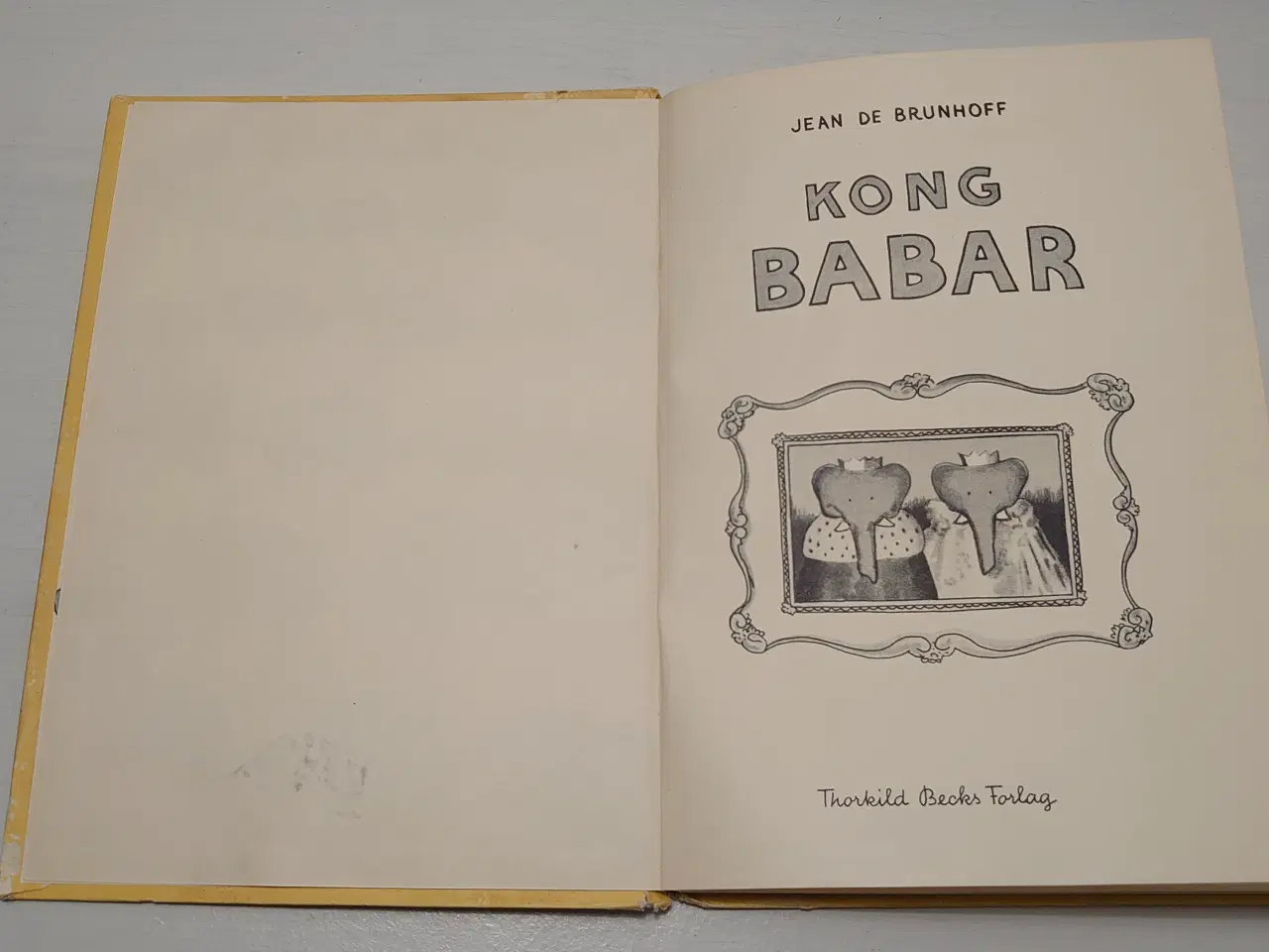 Billede 3 - Jean de Brunhoff: Kong Babar. 1.udg. Før 1948.