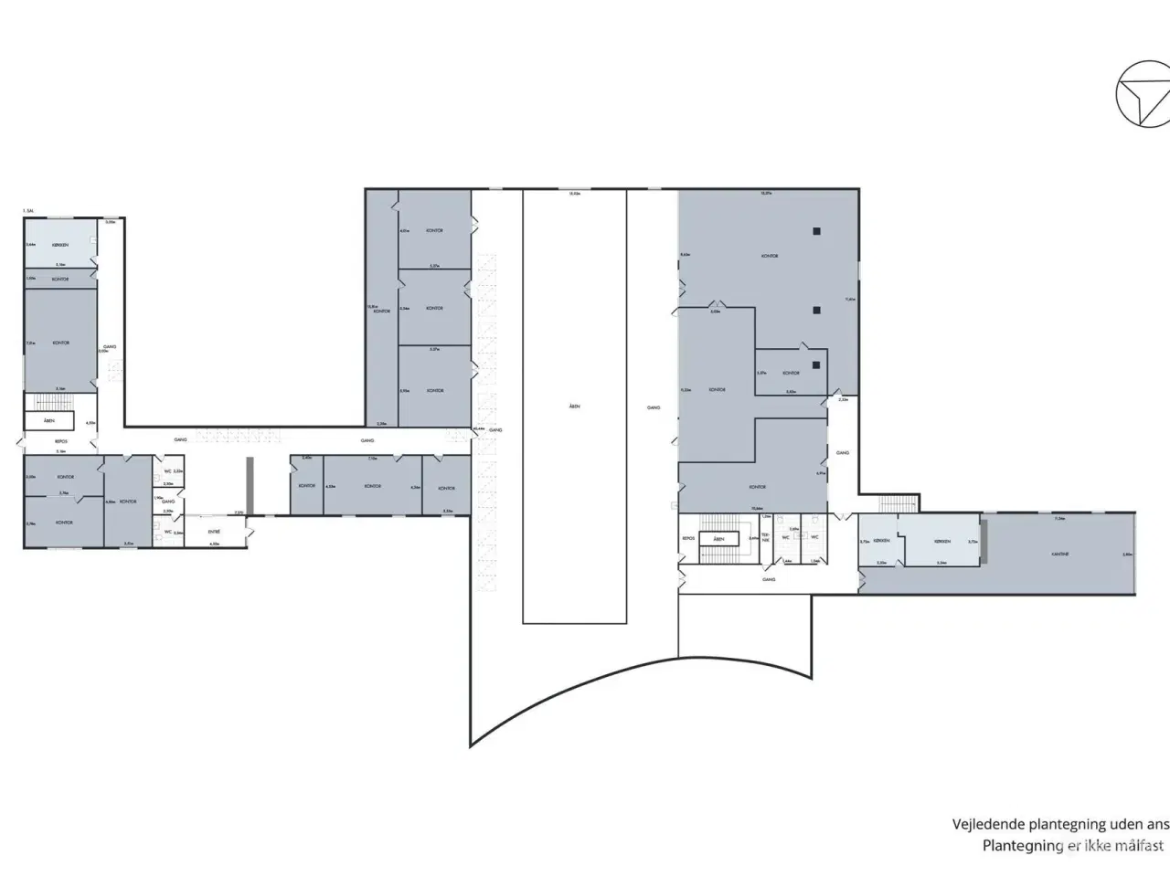 Billede 11 - Højloftet lager m. kontorfaliciliteter udlejes i Slagelse. 