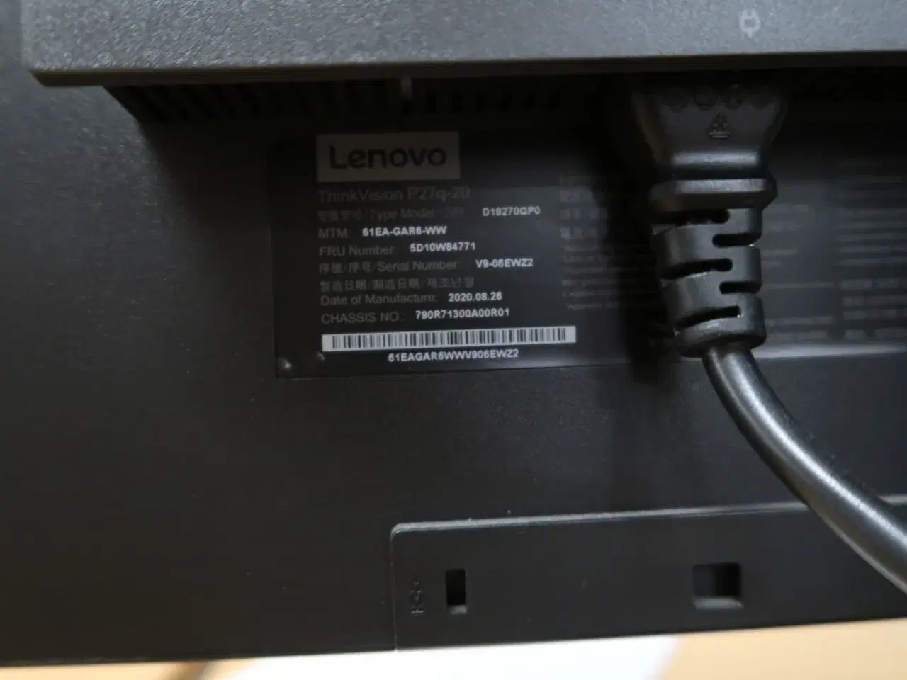 Billede 2 - Computerskærm LENOVO P27q-20