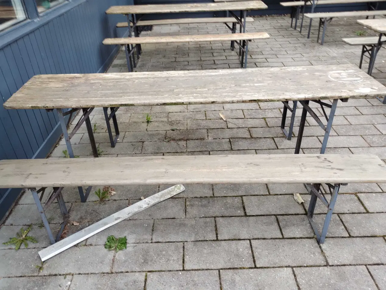 Billede 2 - Sammen klappe lige bor bænke 