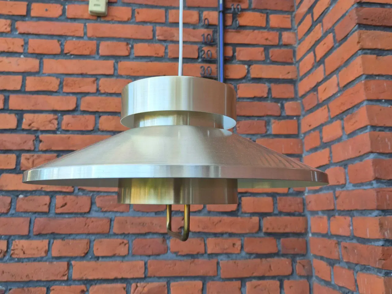 Billede 8 - Virkelig fin messinglampe med god lyseffekt 