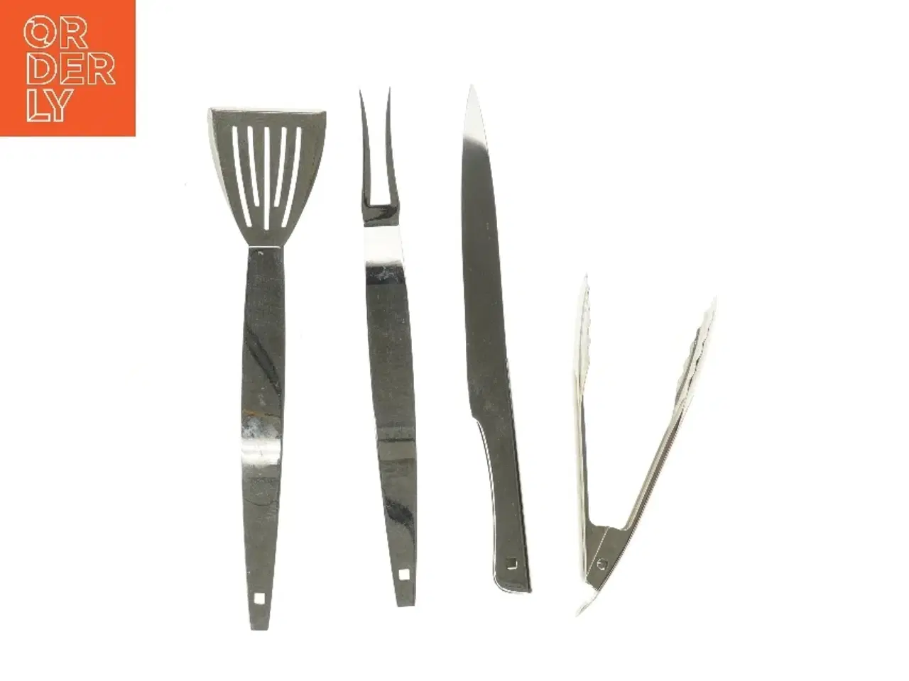 Billede 1 - Grillbestik i rustfrit stål fra Nuaw (str. 39 cm)