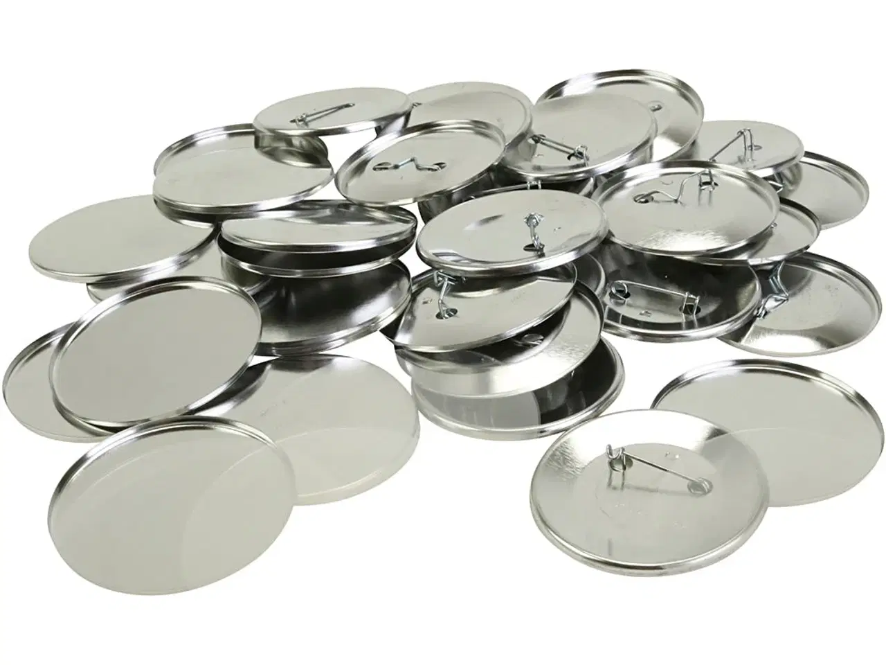 Billede 1 - Badges, diam. 5,5 cm, 100stk./ 1 pk.