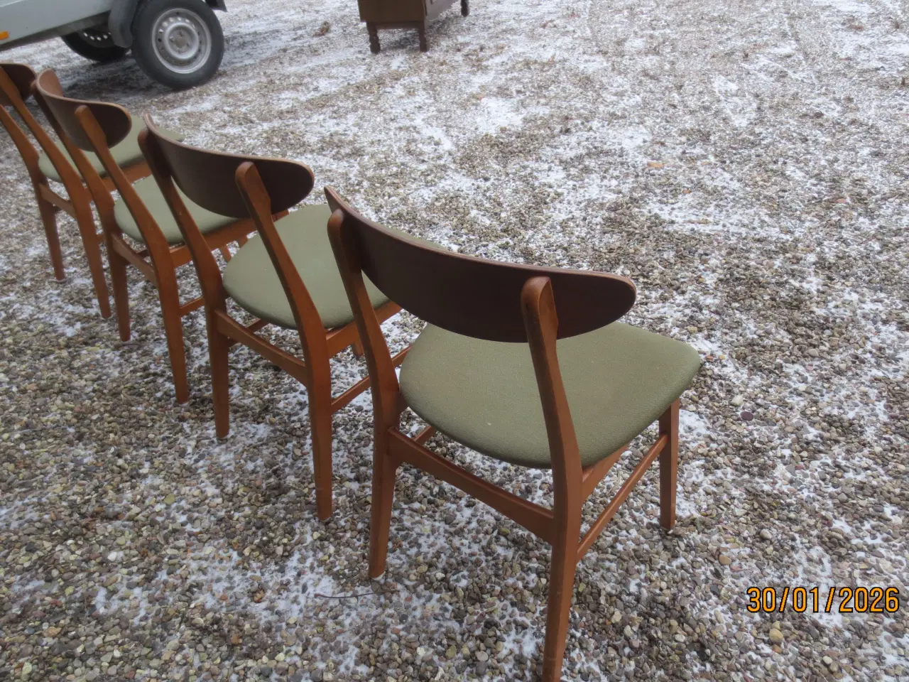 Billede 4 - 4 stk Farstrup teak stole Model 210