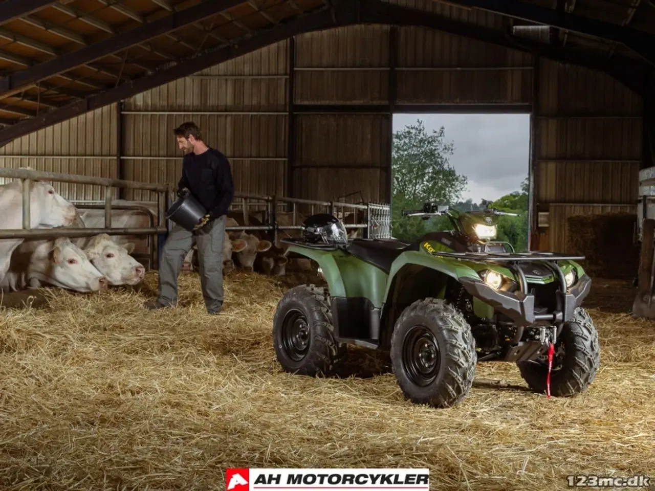 Billede 3 - Yamaha Kodiak 450 EPS , diff-lock Traktor