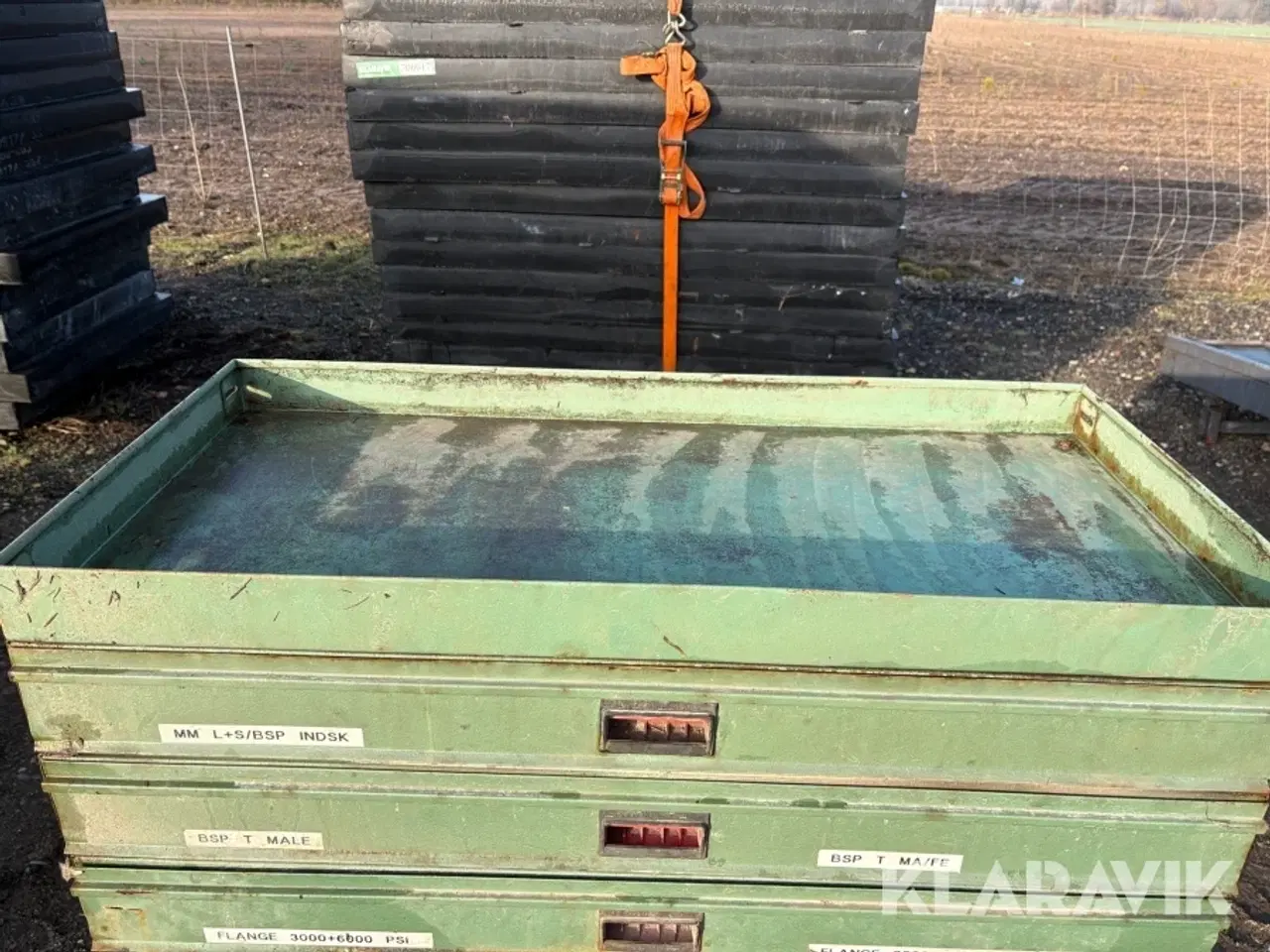 Billede 9 - Værkstedsreol med skuffer