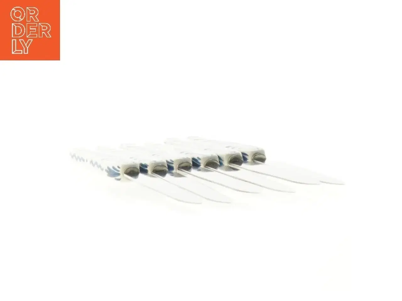 Billede 2 - Dekorerede smørrebrødsknive (str. 15,5 cm)