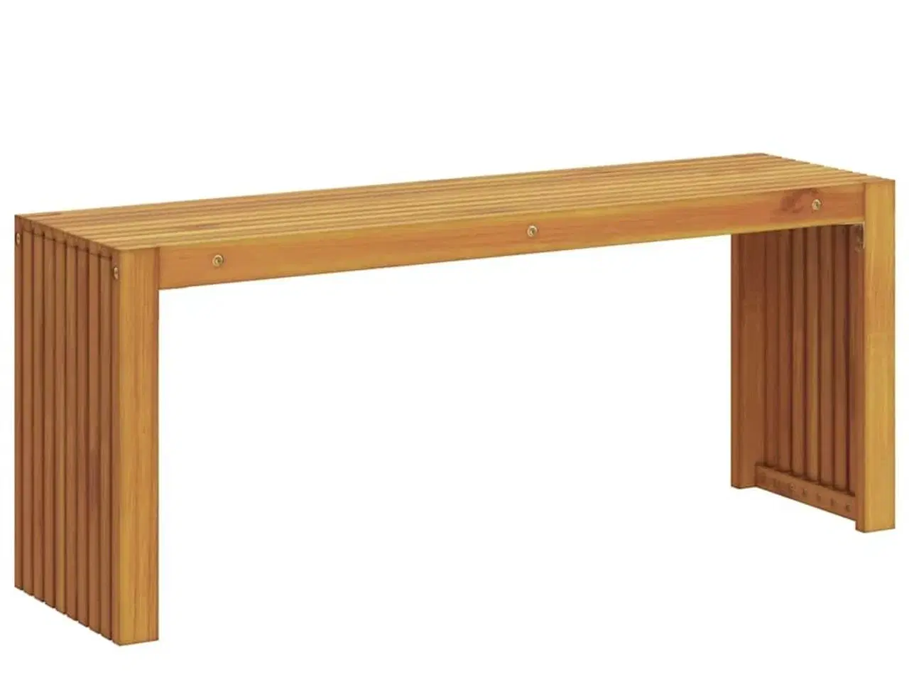 Billede 2 - Bænk Olie Naturlig 110 x 30 x 45 cm Massiv Teaktræ