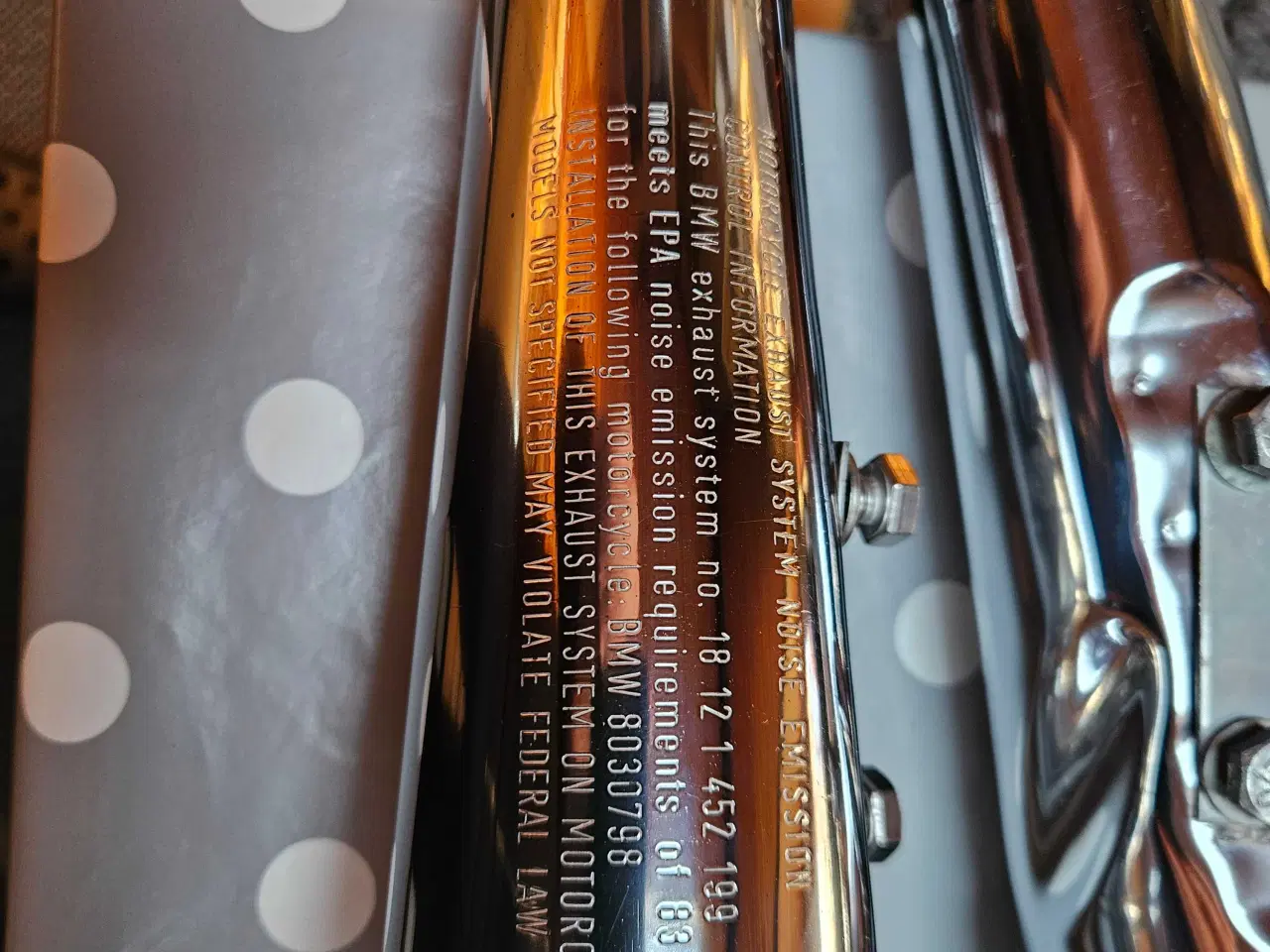 Billede 3 - BMW R80 R100 org. lydpotter