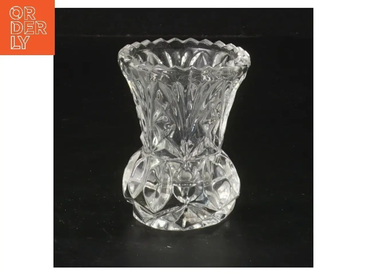Billede 1 - Glas krystal vase (str.  7,5 cm)