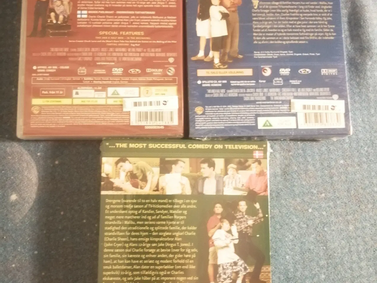 Billede 2 - Two and a half men 1-3 Uåbnede