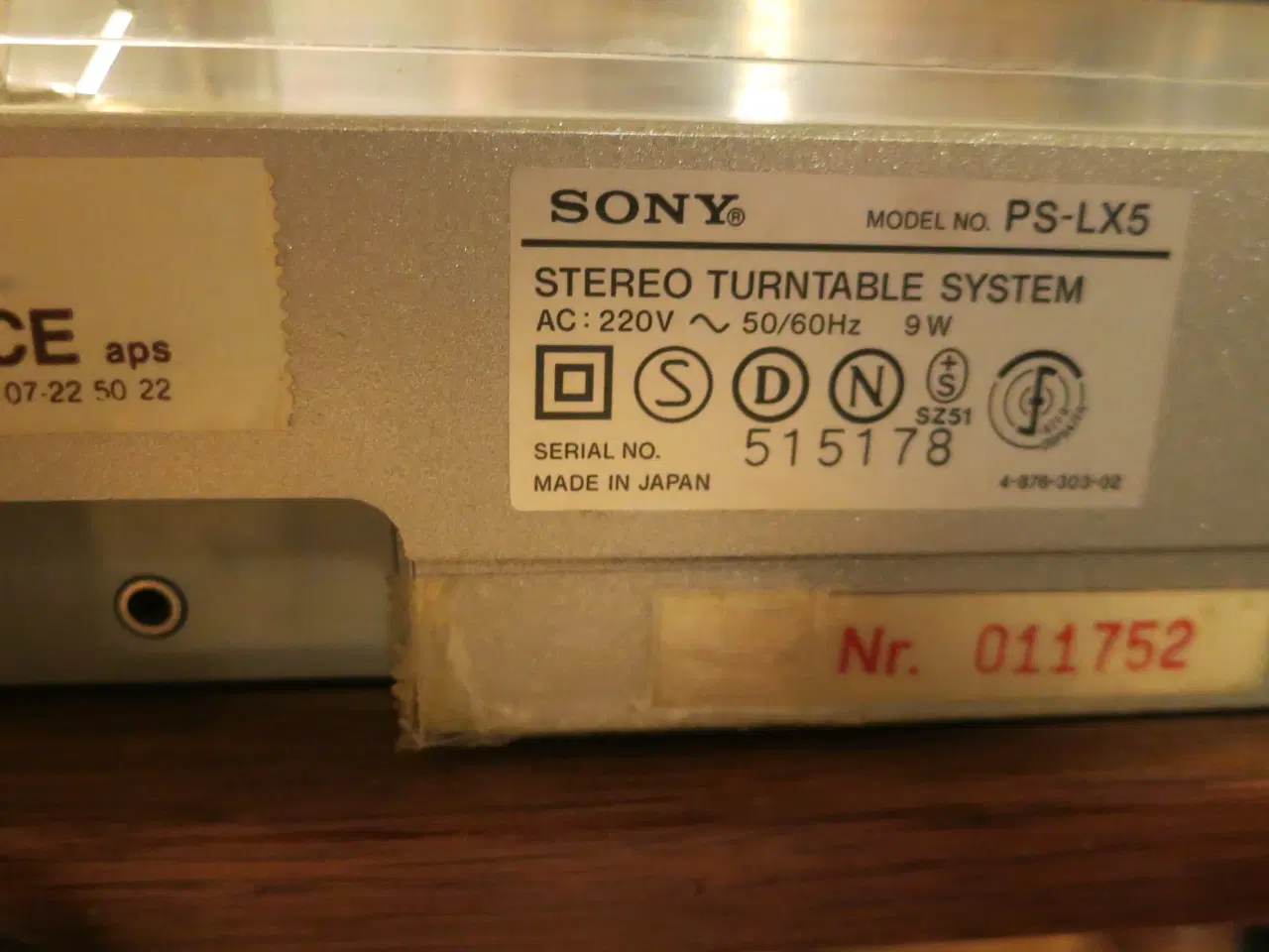 Billede 5 - SONY PS-LX5 og XL-200 PICK-UP