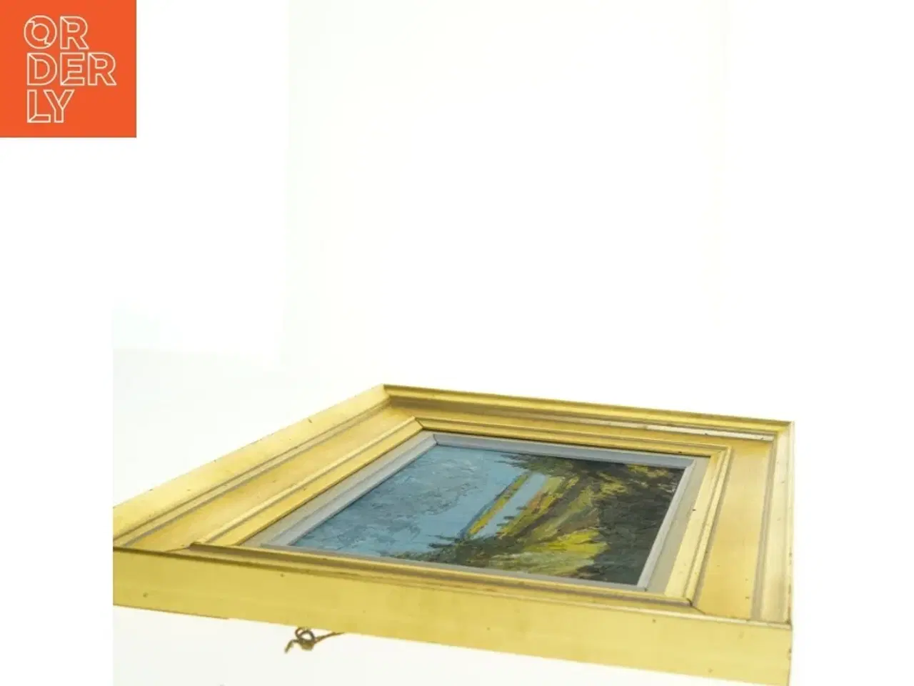 Billede 4 - Oliemaleri, landskab (str. 47 x 41 cm)
