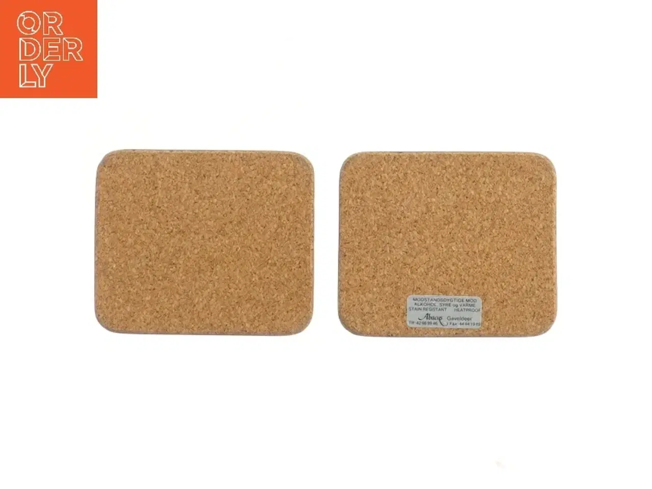 Billede 2 - Dragsholm Slot bordskånere, 2 stk (11x9 cm)