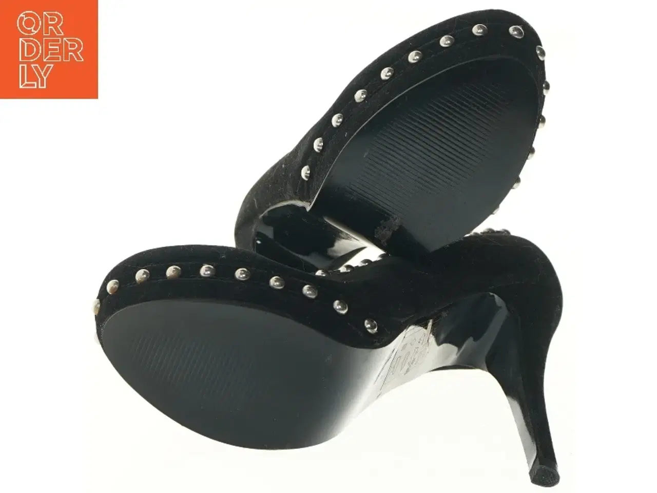 Billede 4 - Høje hæle med nitter (str. 40 )