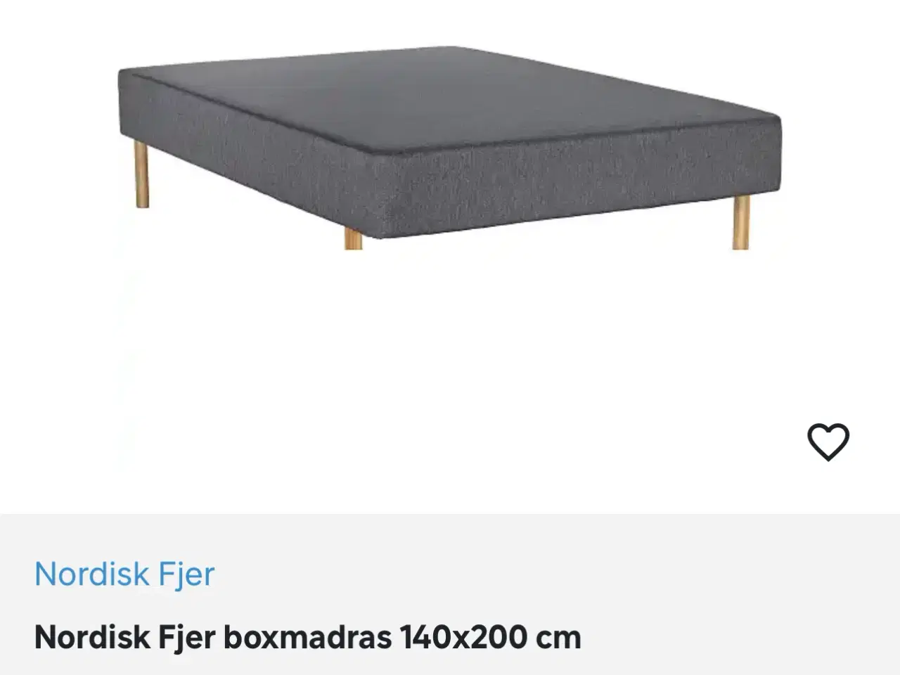 Billede 1 - Bilka 140 x 200cm Boxmadras