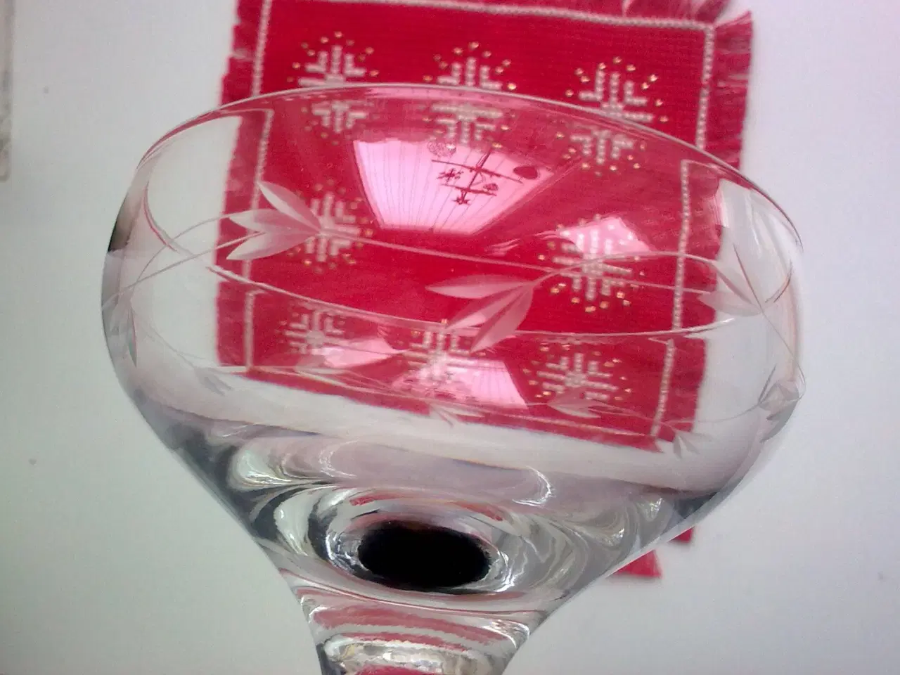 Billede 3 - Champagne sort fod ELLER grøn kumme vinglas