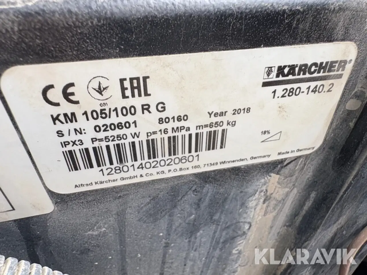 Billede 5 - Fejemaskine Kärcher KM 105/100 R