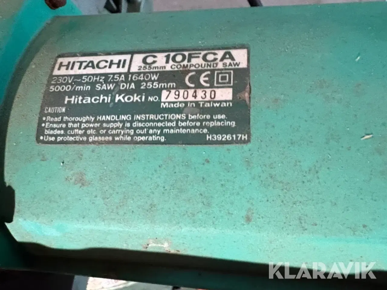 Billede 6 - Lot: håndværktøj Hitachi DH 24VB/ DH 24PB / C 10FCA 3 styk