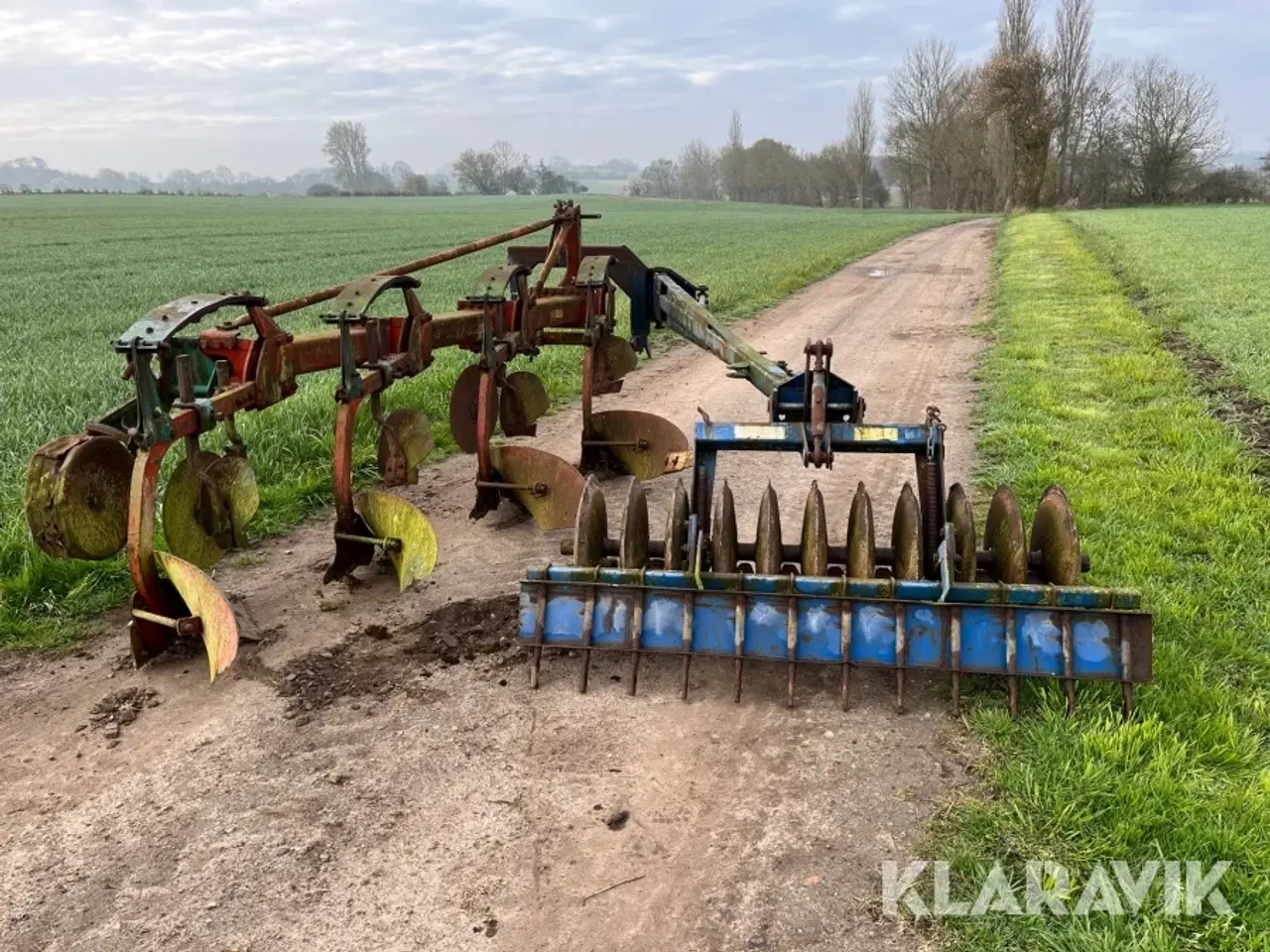 Billede 1 - Plov Kverneland Stenomat med jordpakker