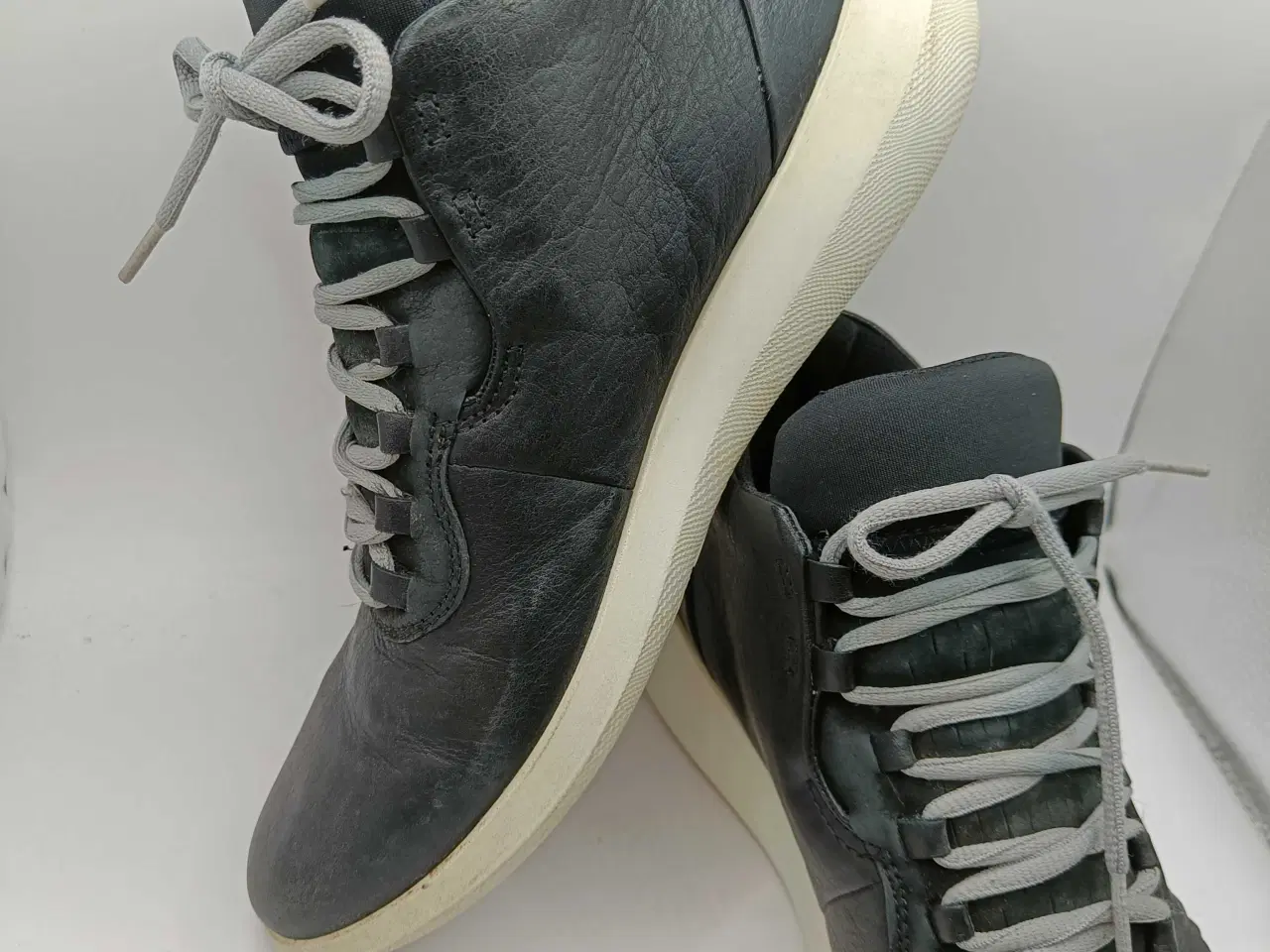 Billede 5 - Ecco sort læder sko 41str