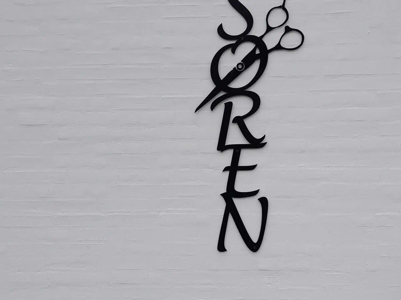 Billede 2 - Flot frisør skilt