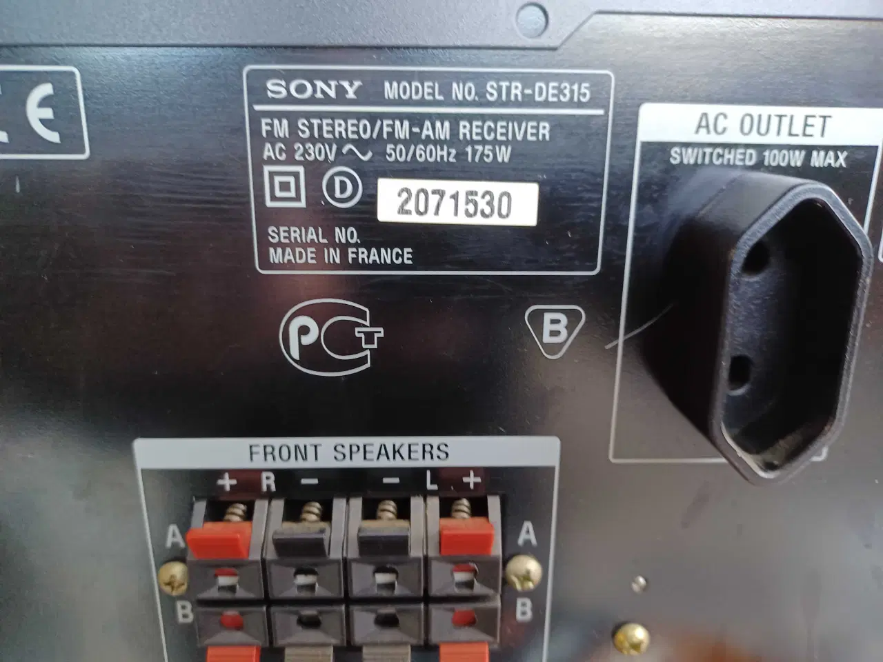 Billede 2 - Sony sourround forstærker