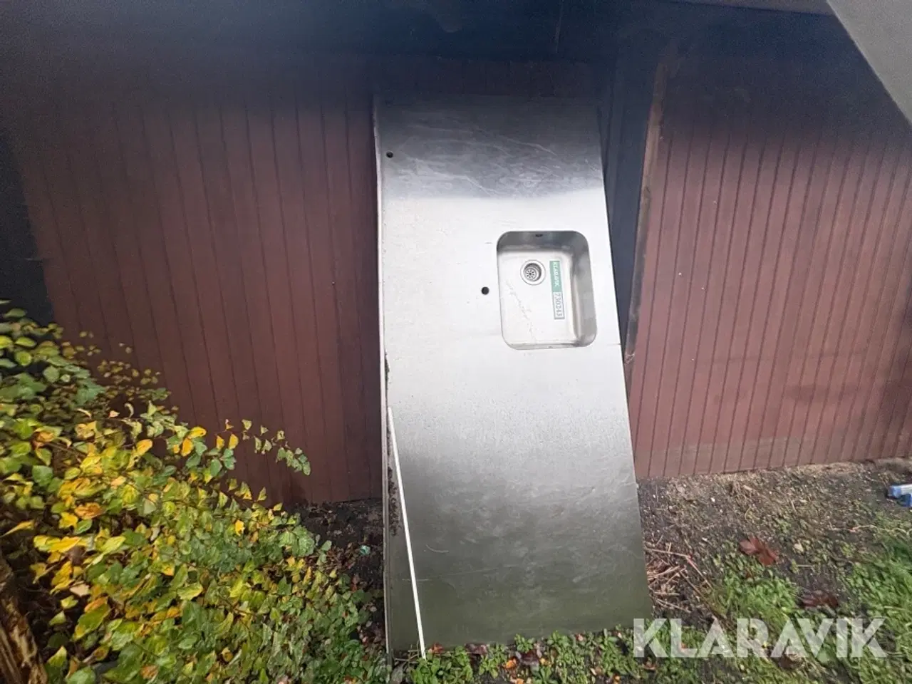 Billede 2 - Stålbordplade med vask