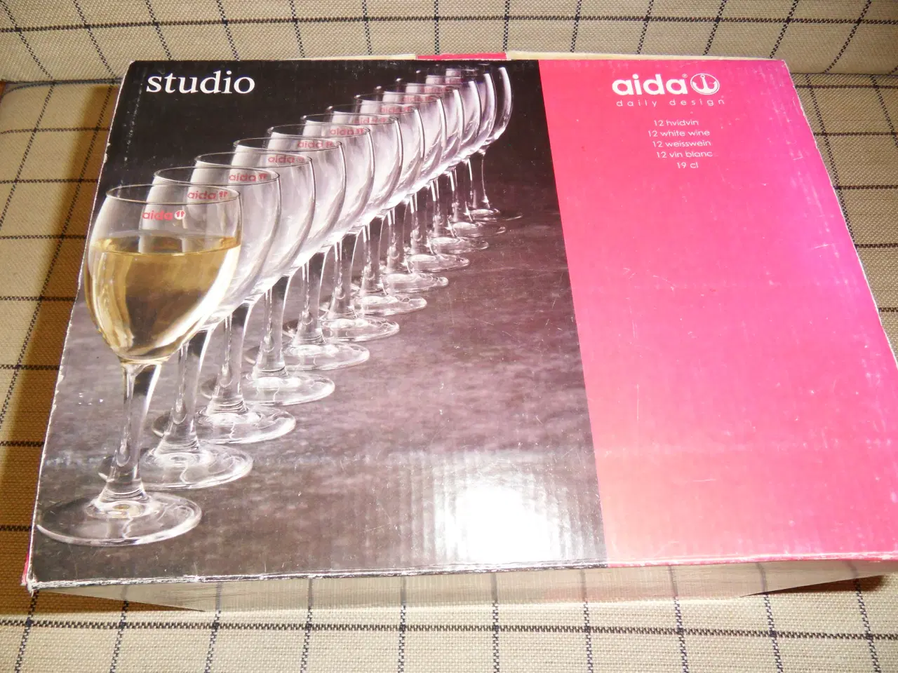 Billede 3 - AIDA. STUDIO. Hvidvinsglas. 12 stk.