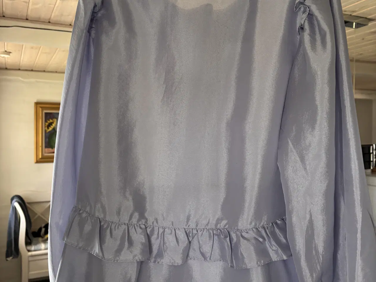 Billede 2 - Feminin blå bluse