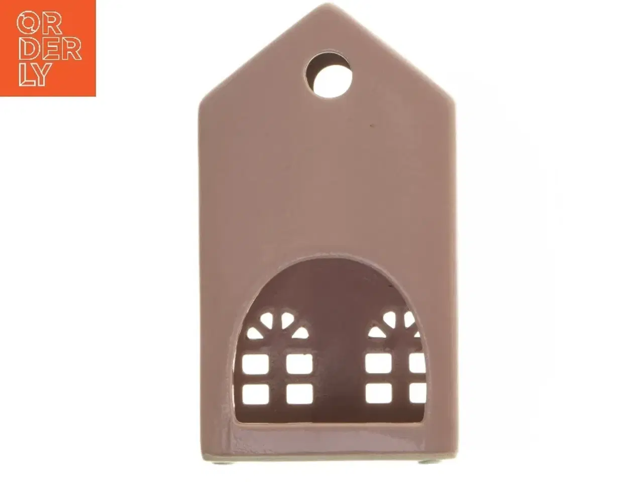 Billede 2 - Keramik lysehus (str. 15x8,5x8,5 cm)