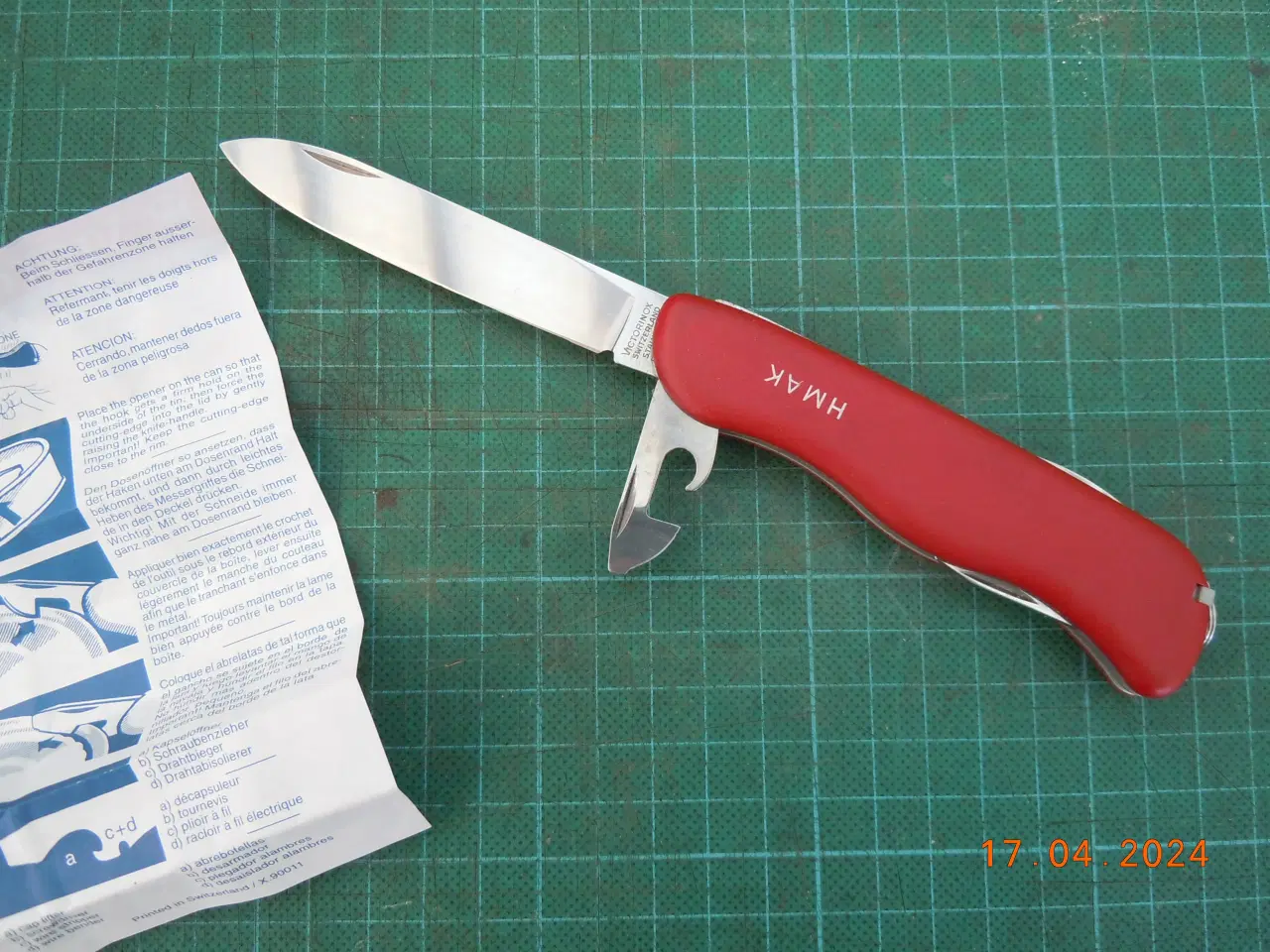 Billede 2 - HMAK lommekniv M/92 m. etui.