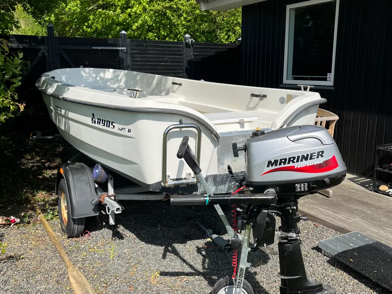 Billede 3 - Jolle, Ryds 425 med Mariner motor