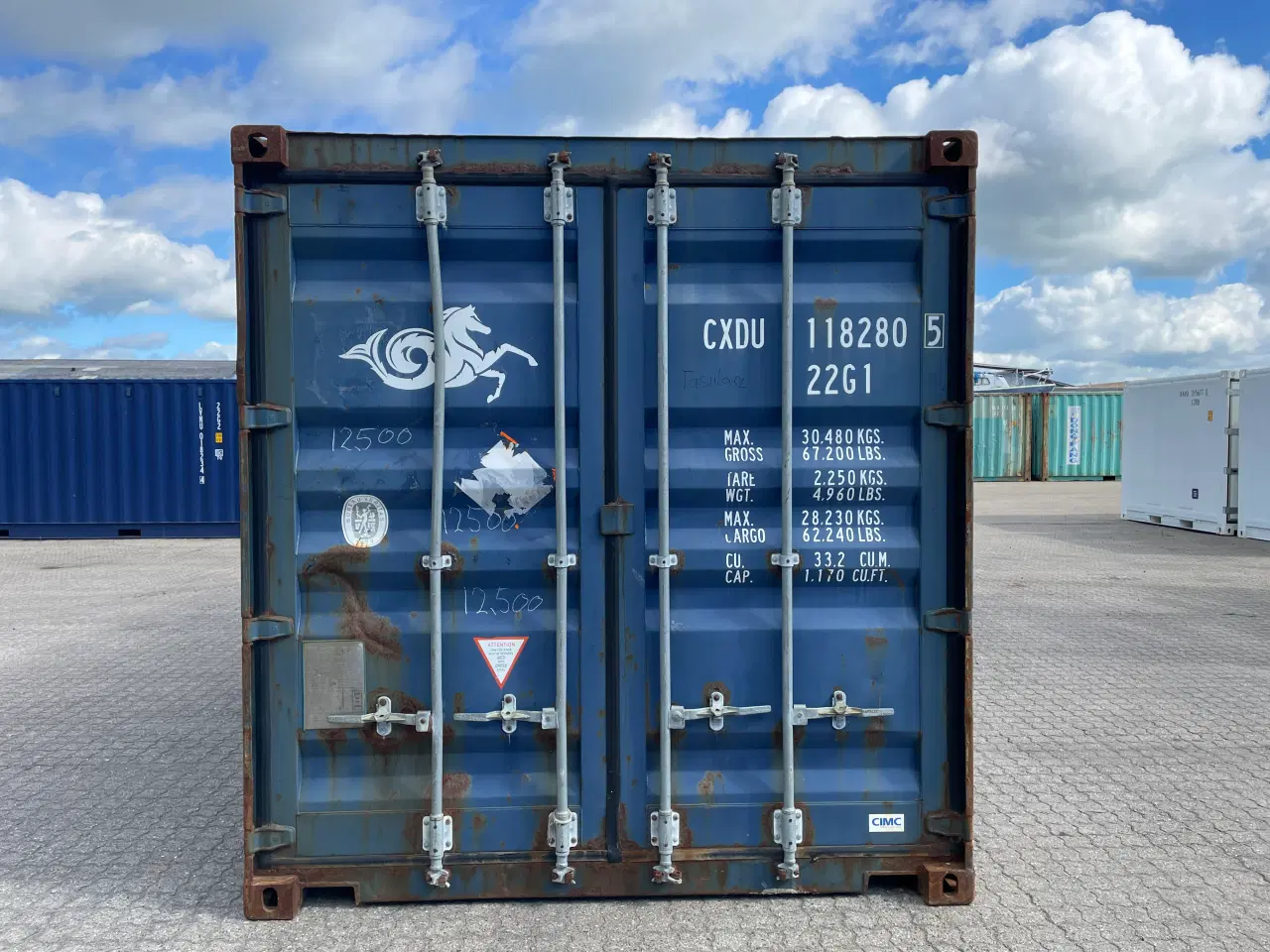 Billede 1 - 20 fods Container- ID: CXDU 118280-5