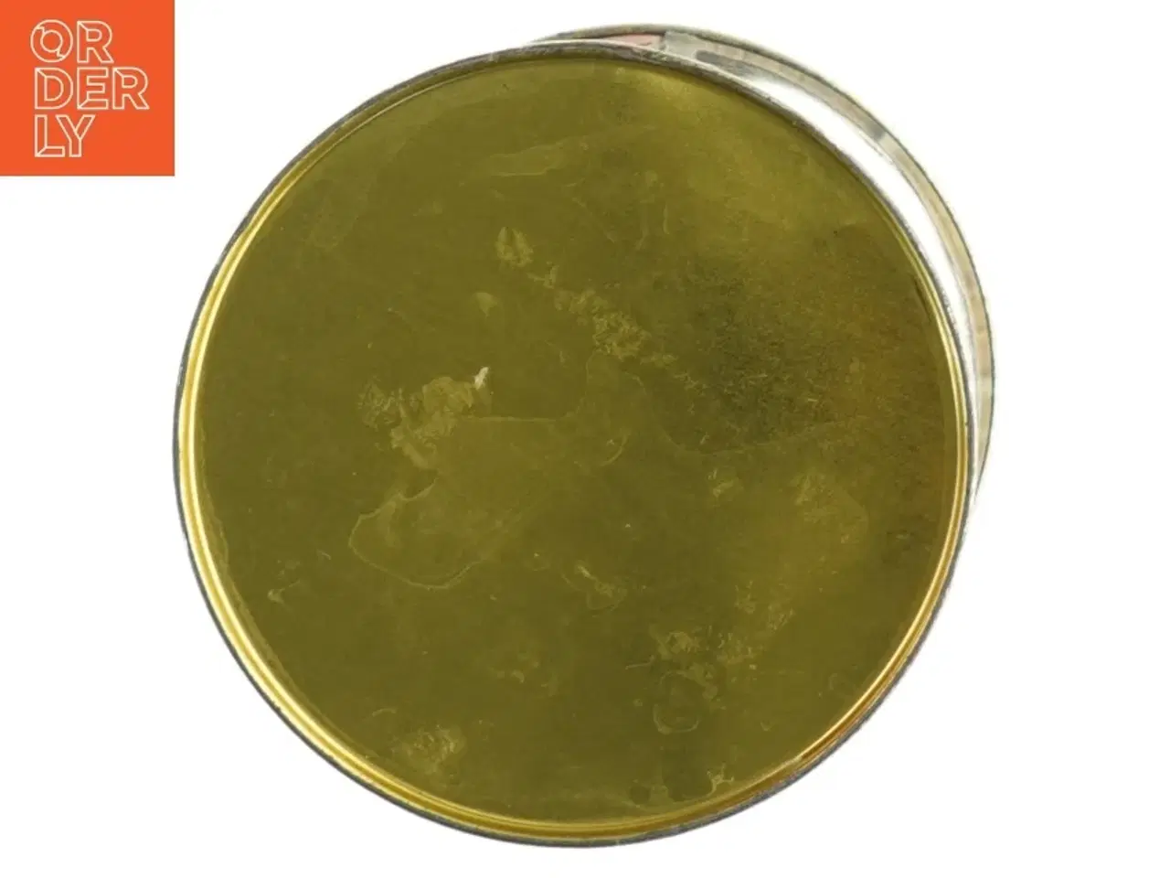 Billede 5 - Vintage Irma Rund metaldåse med børneprint (str. 19 cm)