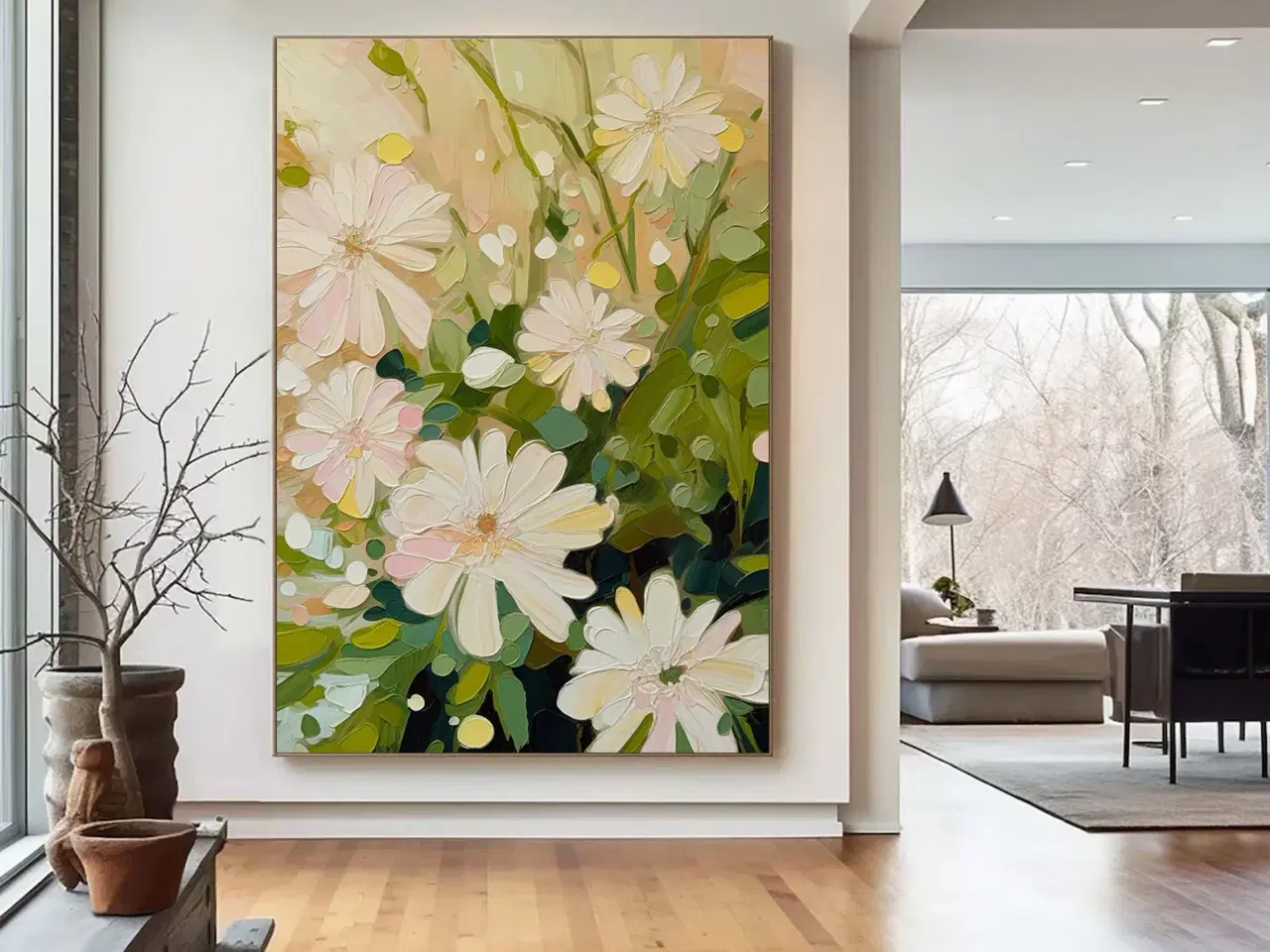 Billede 4 - Stort maleri 95 x 150 cm (Gratis levering)