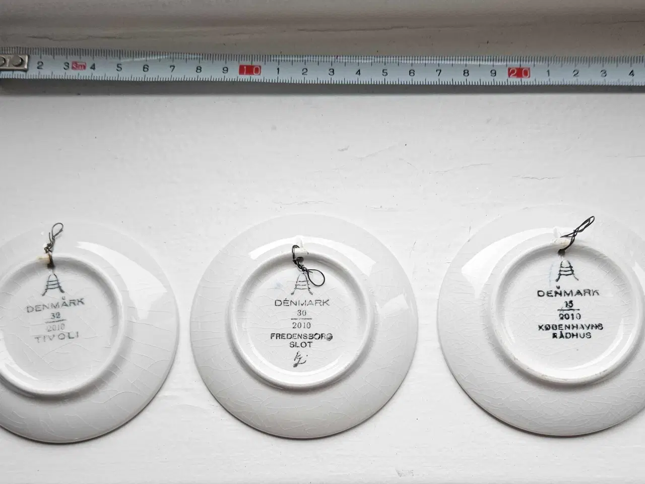 Billede 2 - Små platter 8 cm. - Aluminia 3 stk